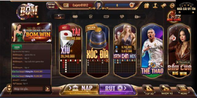 Khám phá thế giới giải trí hấp dẫn tại Bomwin